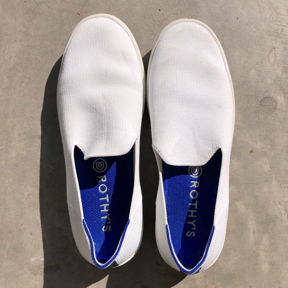 Rothys Original Slip On Sneaker White Size 8
